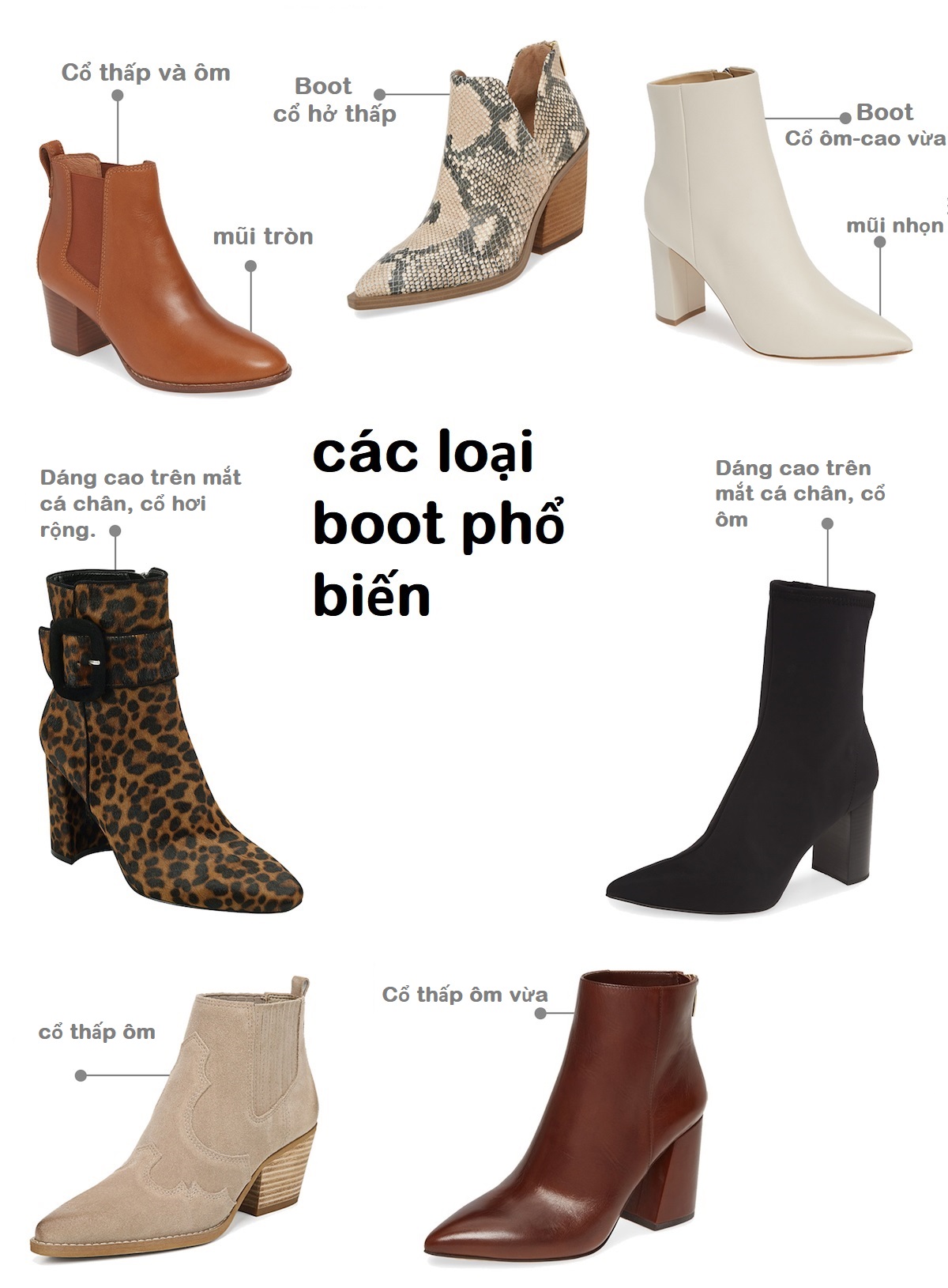 7 cách phối đồ với giày boot nữ cổ thấp cho nàng mê boot - ALONGWALKER