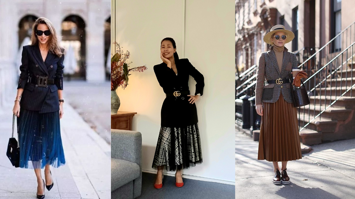 9 Cách phối đồ với chân váy xòe dài mùa đông  Blog mặc đẹp